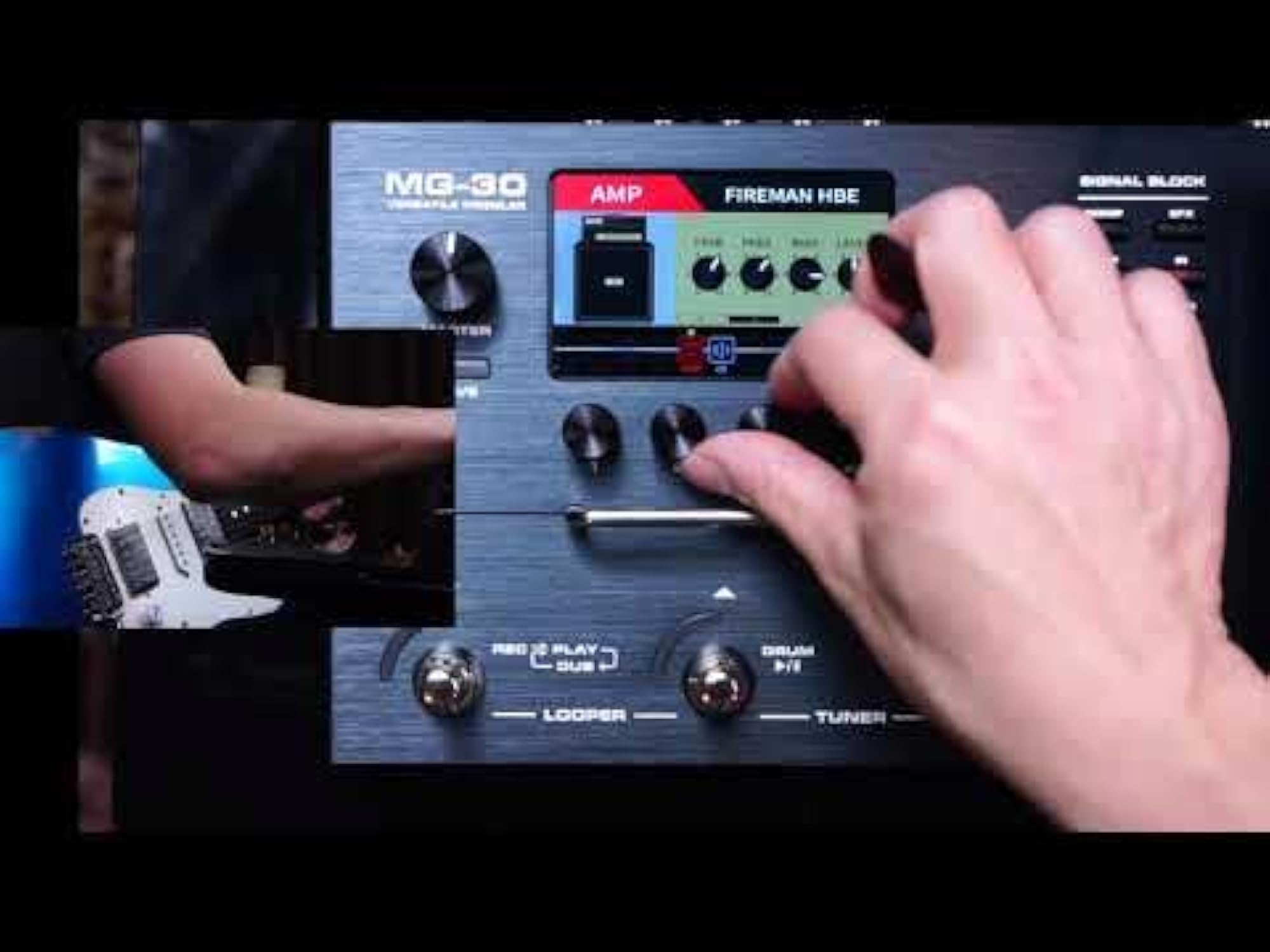 Guitar Multieffects Processor with Cable